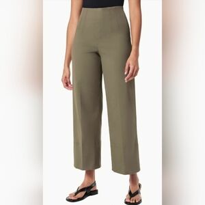 NWT Spanx Stretch Twill Cropped Wide Leg Pants in Sage Green 3X